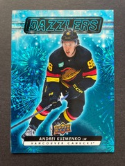 2023-24 Upper Deck Series 1 Dazzlers Blue Andrei Kuzmenko #DZ-47 Canucks